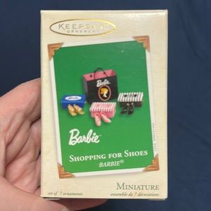 Barbie shoe ornaments from Hallmark